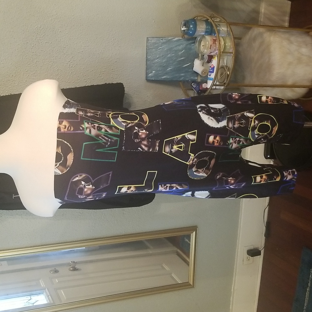 Emperice Black Multicolored Romper NWT Sz. 2X